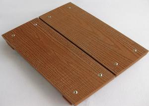 Anti-Mould Composite Wood Decking Flooring / Boardwalk For Park Floor