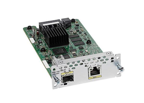 Cheap NIM-1GE-CU-SFP Cisco Network Module Cisco 1 Port Interfaces 4300 Series NIM Card for sale