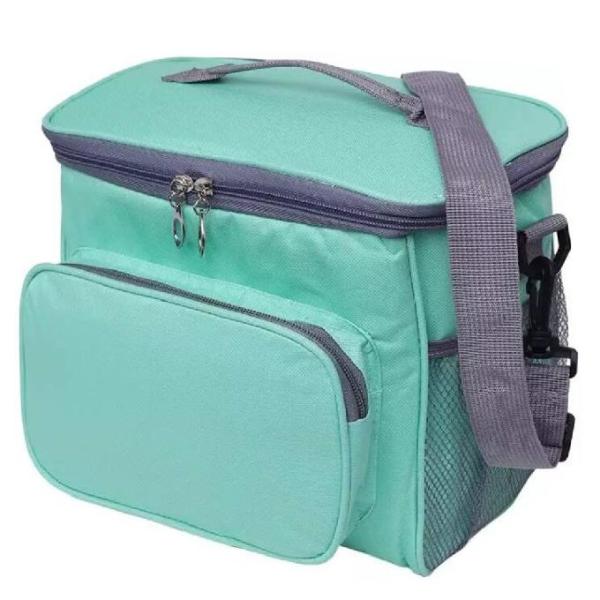 Cheap Custom PEVA Inner Canvas Insulated Cooler Lunch Bag for sale