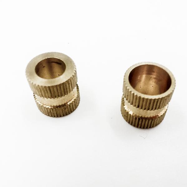 Cheap OEM Knurled Brass Threaded Inserts , Precision Threaded Nut Insert for sale
