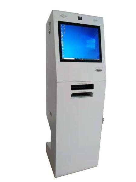 Cheap Floor Standing Windows OS Cash Deposit Machine Support Dual Screen for sale