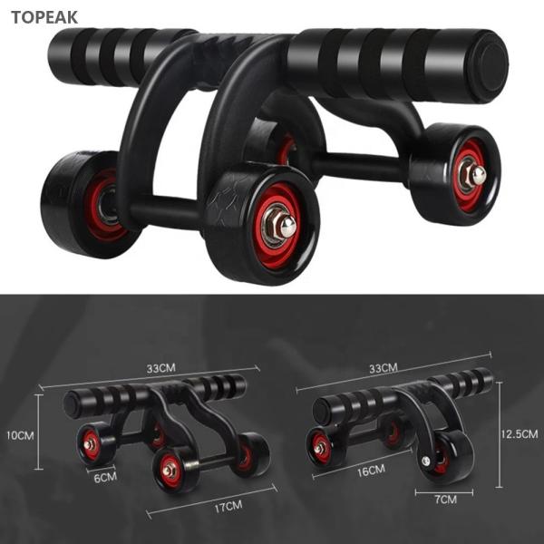 Cheap Folding Abdominal Wheel Roller Ab Exercise Rolling Wheel For Beginners 1.5kg for sale