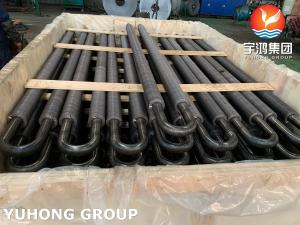 China ASTM A106 Gr.B Carbon Steel U Bend Finned Tube For Heat Exchanger Tube NDE Available on sale