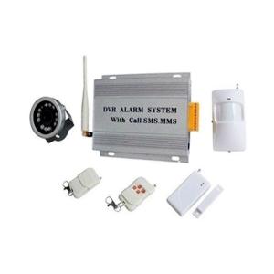 China GSM/MMS home alarm system with waterproofing and IR camera on sale