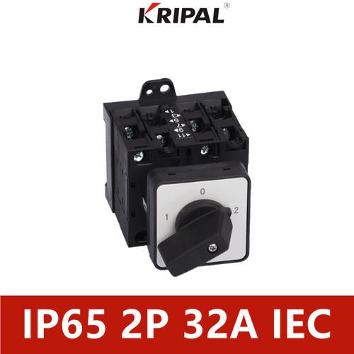 Cheap Three Phase IP65 Manual Changeover Switch IEC standard 32A 40A for sale