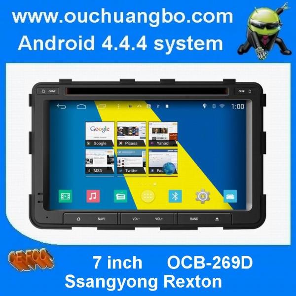 Cheap ouchuangbo car gps navigation s160 for Ssangyong Rexton with sat nav android 4.4 radio player for sale