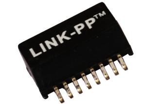 Best Magnetic Lan Transformer , 1 Port Ethernet Card TG110-LC50N2RL 10/100Base-TX wholesale