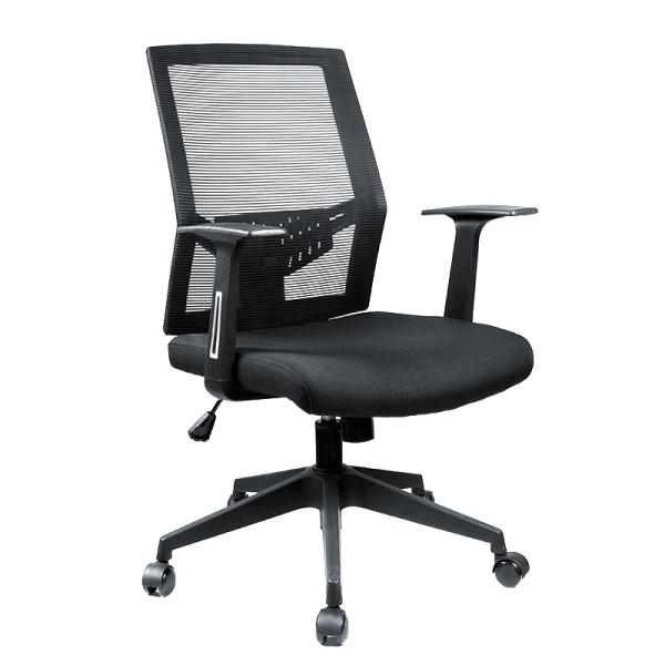 Cheap High Back Black Mesh Office Chair / Ergonomic Swivel Chair With Headrest for sale