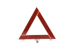 Dark Red Color Car Warning Triangle Reflective Frame PP And AS Material