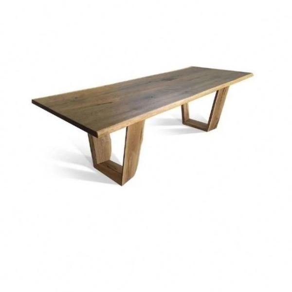 Cheap Space Saving Oblong Dining Room Table Wood Rectangle Custom for sale