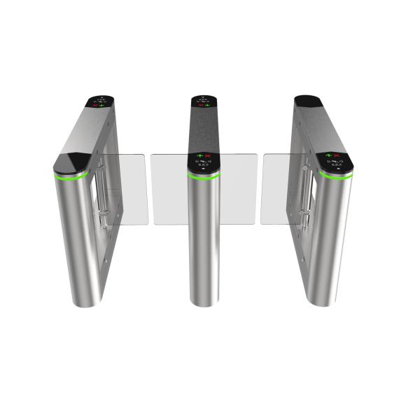 Cheap Corporate Lobbies Swing Gate Turnstile Remote Controller QR Code RS485 for sale