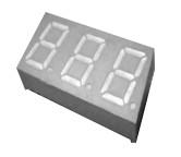 0.8 Inch 7 Segment 3 Digit Display For Instruments Digital Clock OEM ODM
