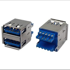 China Enhance Connectivity with Reliable Female Double-Decker USB Connectors 1.5A Current Rating on sale