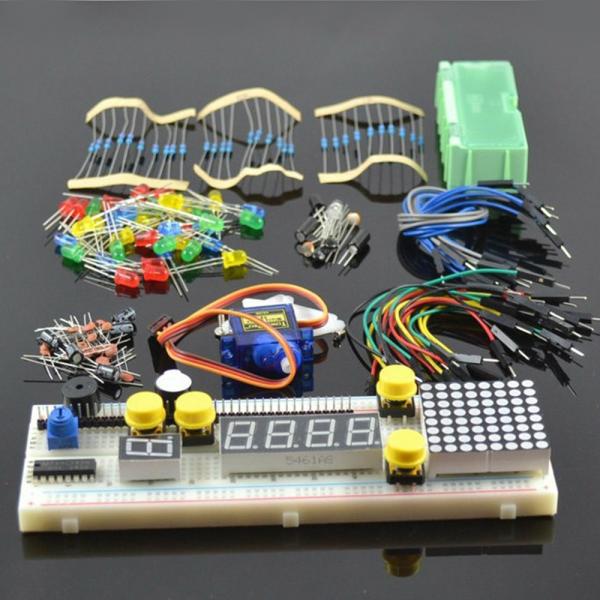 Cheap Enthusiasts Starter Kit for Arduino with 830 Breadboard and Mini Sevor Diy Learning parts for sale