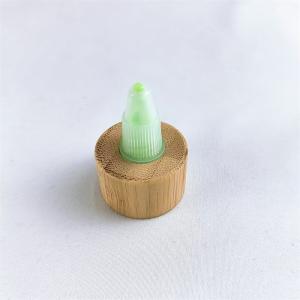Best 24/410 28/410 Disc Top Caps with Bamboo Collar for Lotion and Cosmetics wholesale