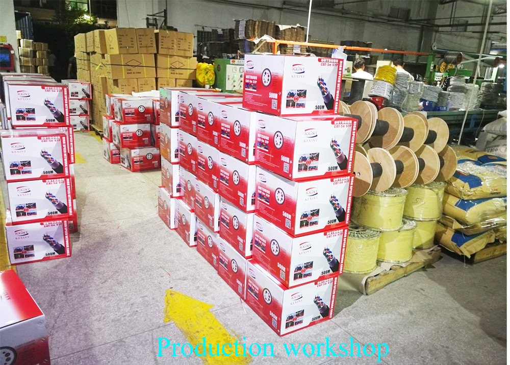 CAT6 UTP 2 Core G657A2 Fiber Optic Network Cable Photoelectric Composite POE reverse power supply