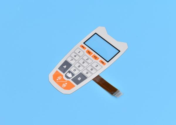 Cheap Keyboard Flexible Membrane Switch Fpc With Clear Window / Irregular Contour for sale