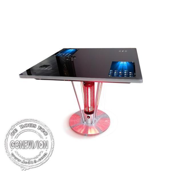 Cheap FCC Smart 15.6" 21.5" Touch Screen Coffee Table With Wireless Charging for sale