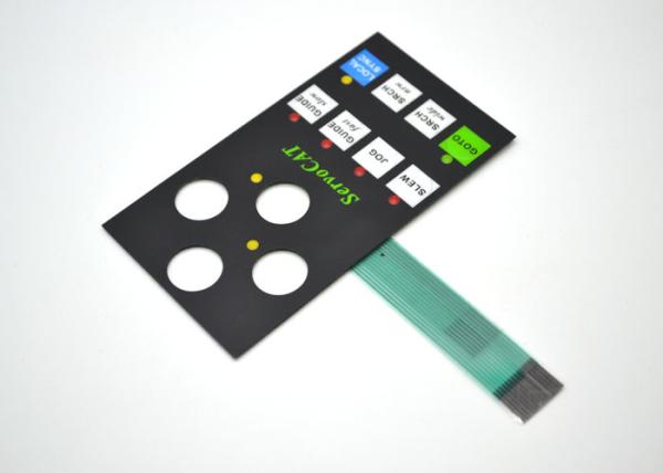 Cheap Flexible Multi Keys LED Membrane Switch With Glossy And Tactile Surface for sale