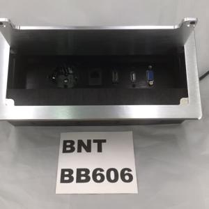 Best Brush cover European power computer desktop socket box with usb wholesale