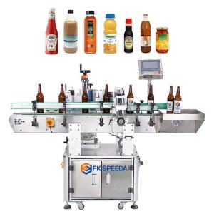 FK805 Round Bottle Labeling Machine With Date Coder For Small Jars 1935mm Length
