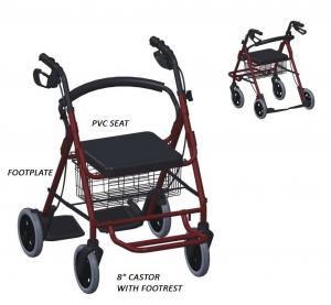 Best Durable Shopping Rollator , Adults Drive Medical Aluminum Rollator wholesale