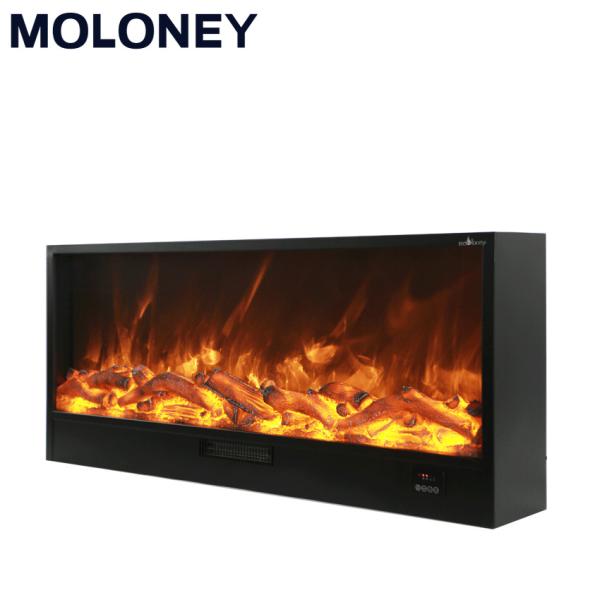 Cheap 1150mm Wall Mantel Heating Electric Fireplace Fabricated Logs Adjustable ​Thermostat for sale