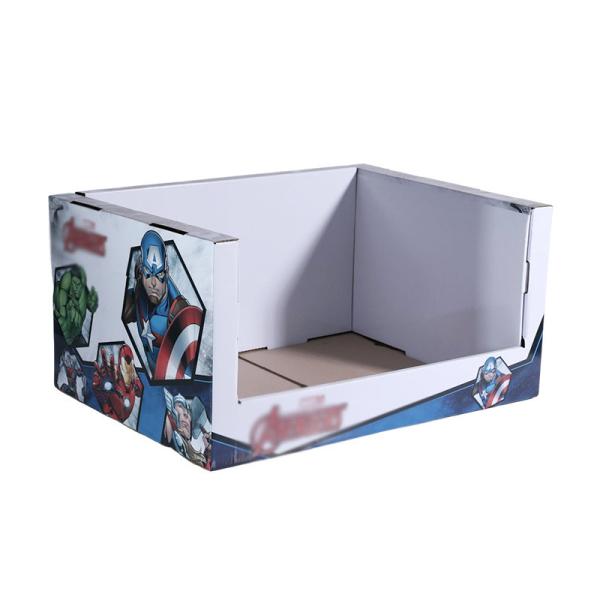 Cheap Custom Small Tabletop Cardboard Counter Display Store Display Stand Box for sale