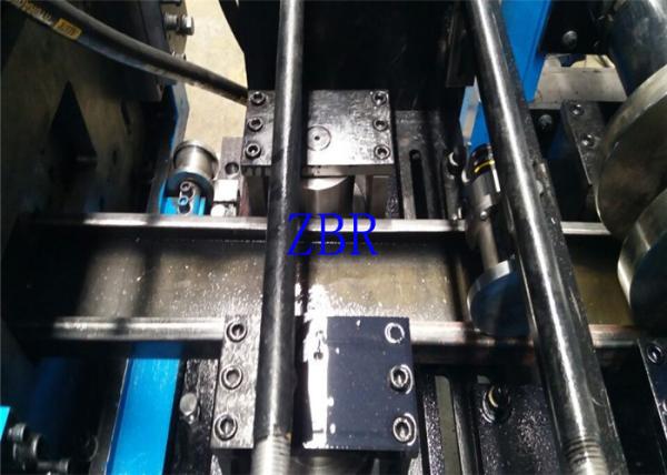 Cheap Drawer Slide Purlin Roll Forming Machine PLC Inverter Encoder Touch Screen for sale