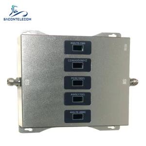 China Compact Weight Cell Phone Signal Boosters Five Bands Indoor Mobile Network Booster on sale