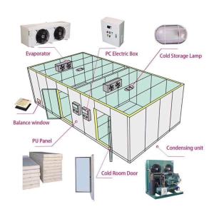 Small To Large Capacity Cold Storage Room For Various Applications