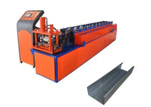 China Shaft 70mm C Purlin Roll Forming Machine , Furring Channel Roll Forming Machine on sale