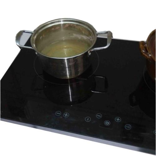 Cheap Mirror Printing Dual Ring 2600W Ceramic Flat Top Stove for sale
