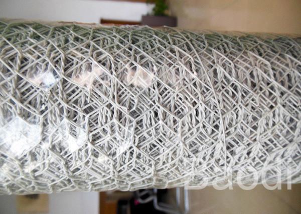 Cheap White Color Plastic Poultry Netting / Chicken Wire Mesh Roll With Hexagonal Holes for sale