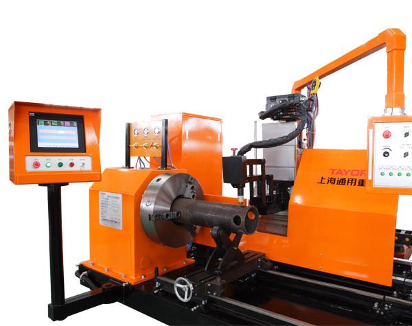 Cheap OD50 - 630mm CNC Pipe Profile Cutting Machine For Steel Structure Fabricating for sale