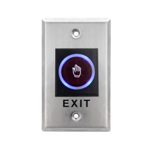 Waterproof No Touch Exit Button , Square Push To Exit Button With Timer