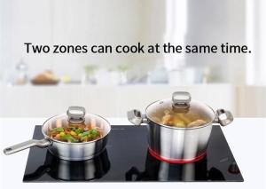 China Smooth Crystal Glass 4400W AC110V Ceramic Induction Stove on sale