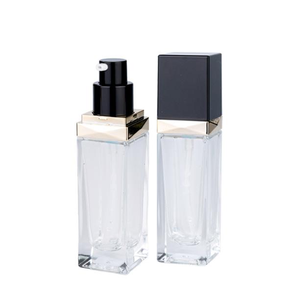 Cheap Transparent Empty Foundation Bottle 30ml Liquid Foundation Travel Container for sale