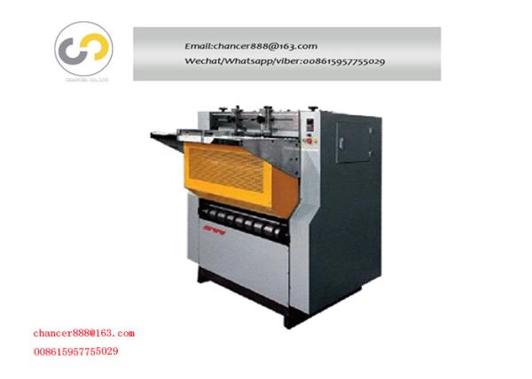 Cheap 35Meter per minute U type shape manual grooving machine for box, hardboard,cardboard for sale