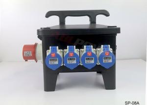 Entertainment Black 8 Way Output 220V Power Distro Boxes