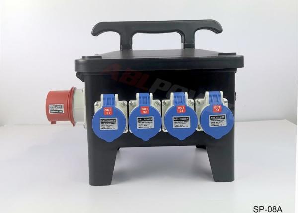 Cheap Entertainment Black 8 Way Output 220V Power Distro Boxes for sale