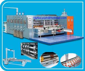 China 1 ~ 5 Colors Printing Die Cutting Machine For Cardboard / Flexo Printer Slotter Machine on sale