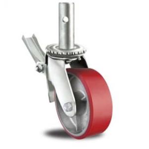 China 8 Inch Urethane Casters Scaffold Castors Ladder Frame Scaffolding 300kgs on sale