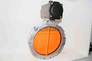 Best Air Operated Pneumatic Butterfly Valve For Shutting Off / Controlling / Diverting wholesale