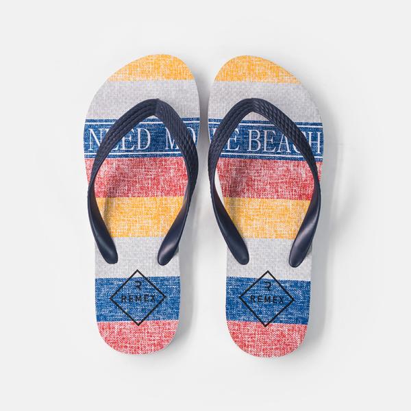Cheap PVC Thin Strap Flip Flops , Lightweight Mens House Slippers for sale