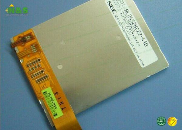 Cheap WLED Lamp 3.5 Inch NEC LCD Screen NL2432HC22-41B , High Resolution TFT LCD Module for sale