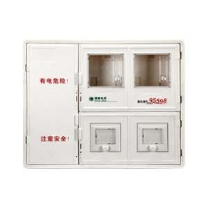 China Single Phase 2-position IP54 electronic Energy Meter Box , Anti tampering and durable on sale