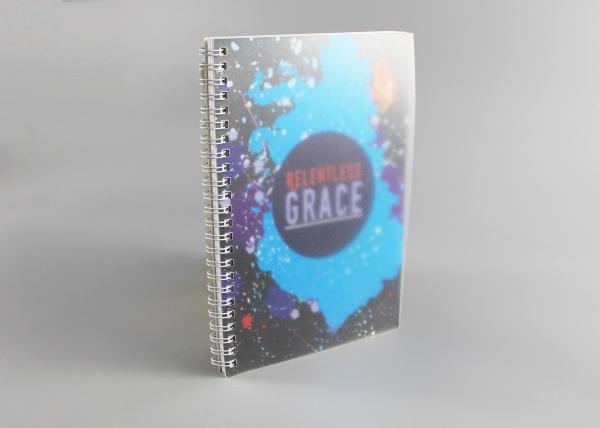 Cheap PP Cover Hard Cover Notebook Gloss Art Paper Material And Saddle Stitch for sale