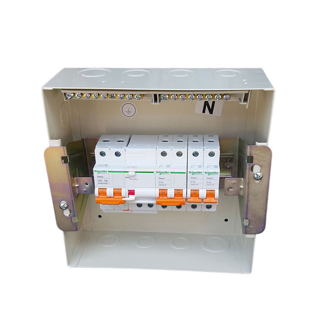 Metal Industrial Power Distribution Board 20 Ways For MCB RCBO 220V-380V 220/110V