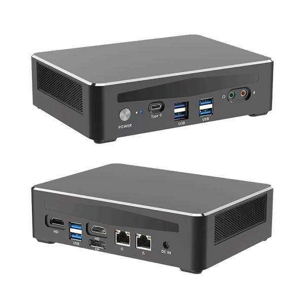 Cheap Core i5 1240P Intel Mini PC With DDR4 64G Dual Ethernet Dual HDMI For Home Office for sale